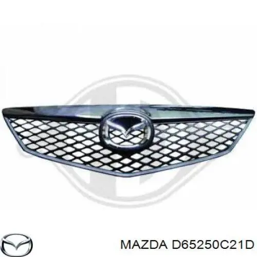 Решетка переднего бампера, левая Mazda D65250C21D цена, от 7.30 USD