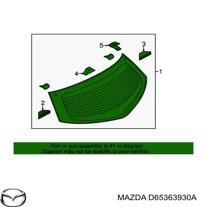 Стекло крышки багажника Mazda 2 II хэтчбек (DE) (2007 - 2014) цена, от 190.21 USD