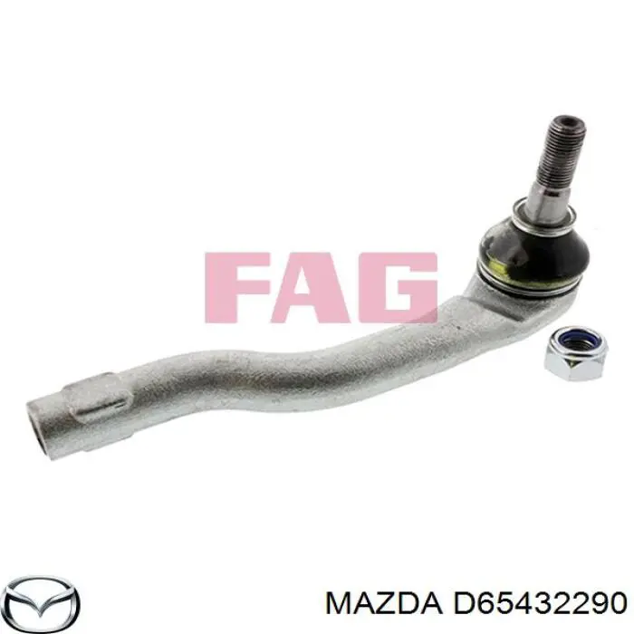 Купить D65432290 Mazda Наконечник рулевой тяги, внешний