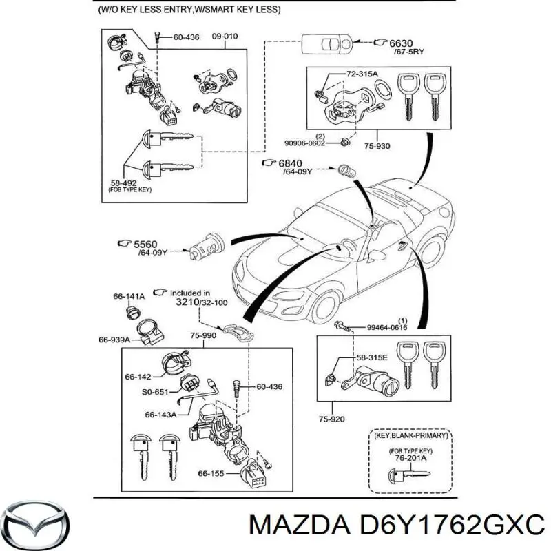 D6Y1762GXC Mazda 