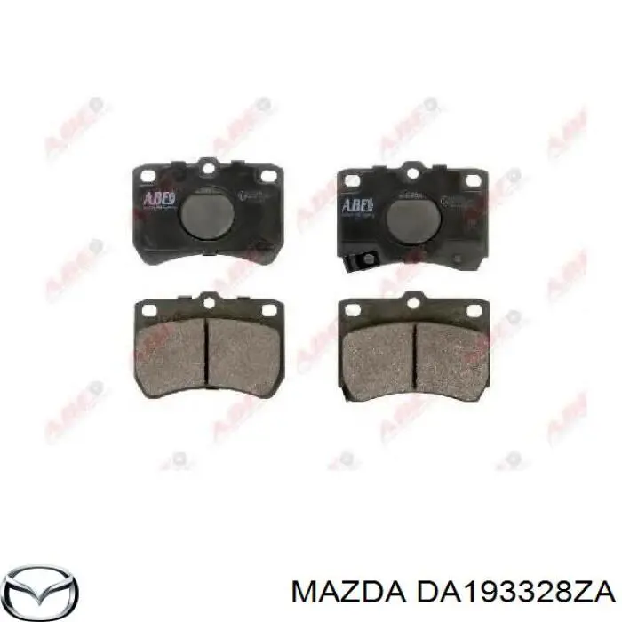 Передние тормозные колодки DA193328ZA Mazda