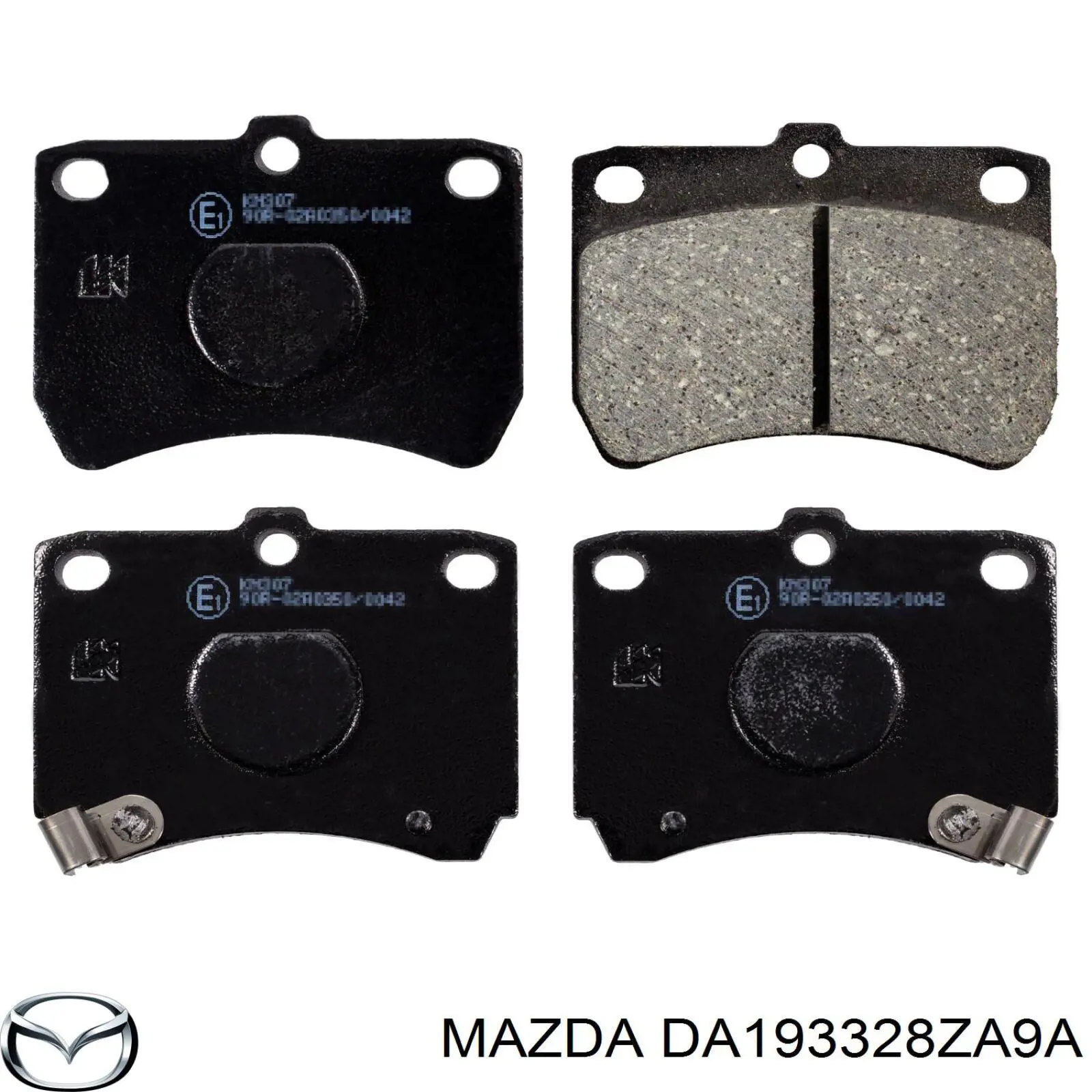 Передние тормозные колодки DA193328ZA9A Mazda