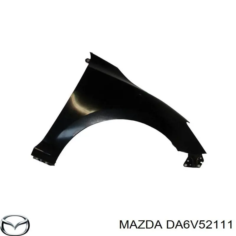 Pára-lama dianteiro direito para Mazda 2 (DL, DJ)
