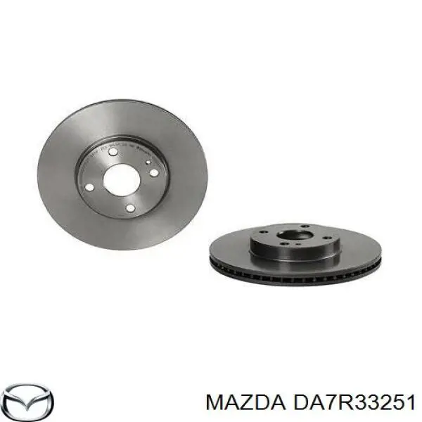 DA7R33251 Mazda диск тормозной передний