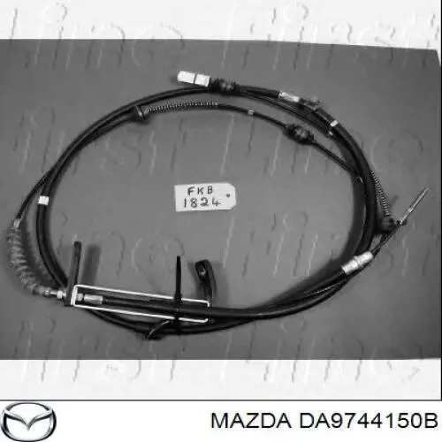 DA9744150B Mazda Трос ручного тормоза задний правый/левый
