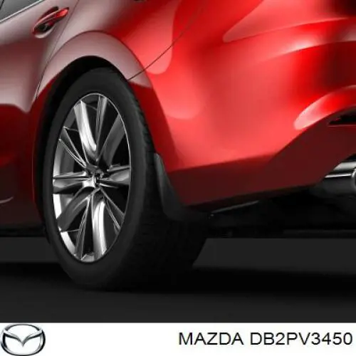 Брызговики передние, комплект Mazda DB2PV3450 цена, от 59.36 USD