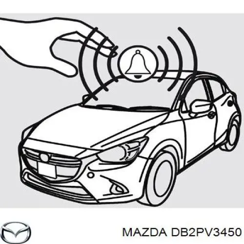 Купить DB2PV3450 Mazda Передние брызговики