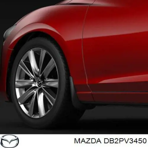 DB2PV3450 Mazda Комплект передних брызговиков