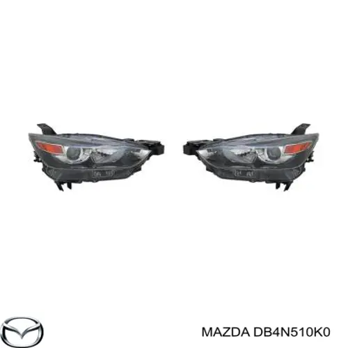 DB4N510K0 Mazda фара правая