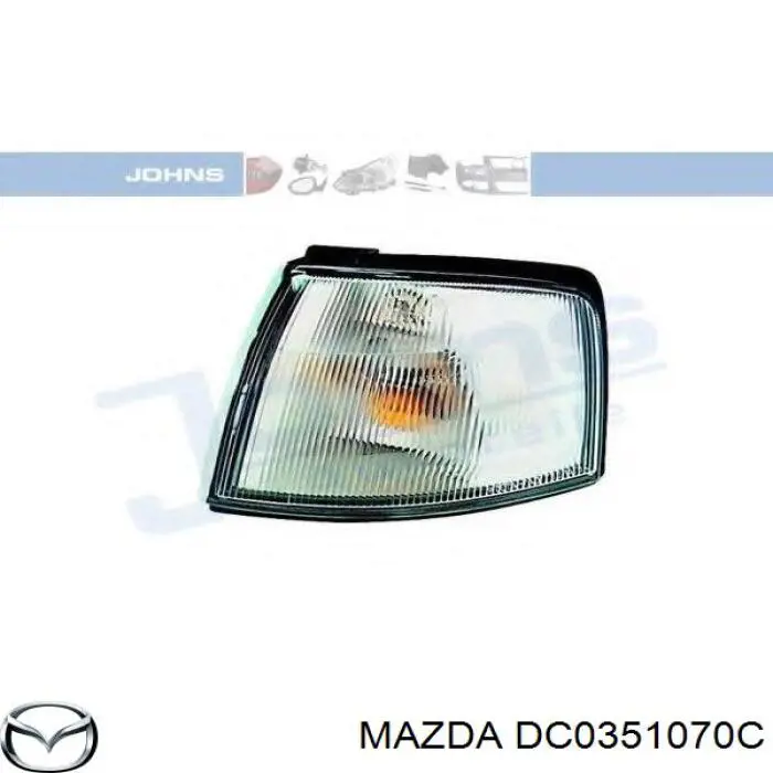 DC0351070C Mazda Передний фонарь указателя поворота