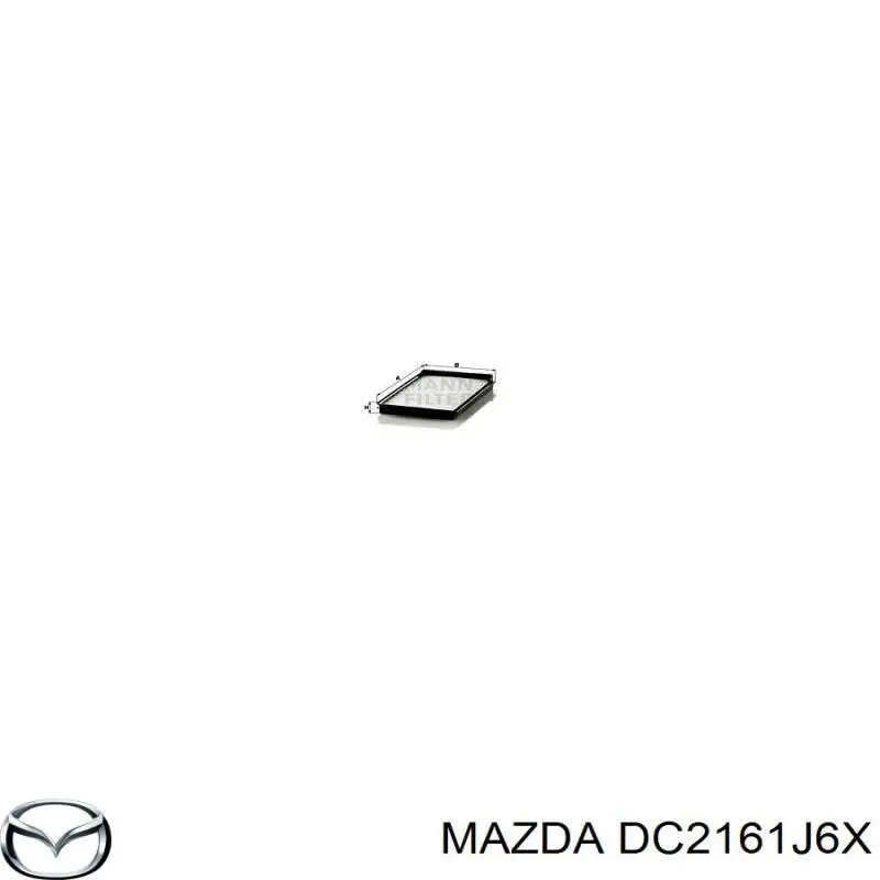 Купить DC2161J6X Mazda Фильтр салона угольный