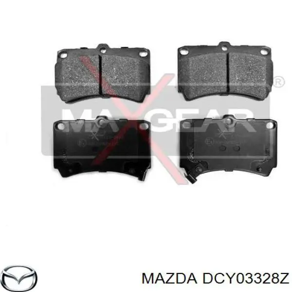 Передние тормозные колодки DCY03328Z Mazda