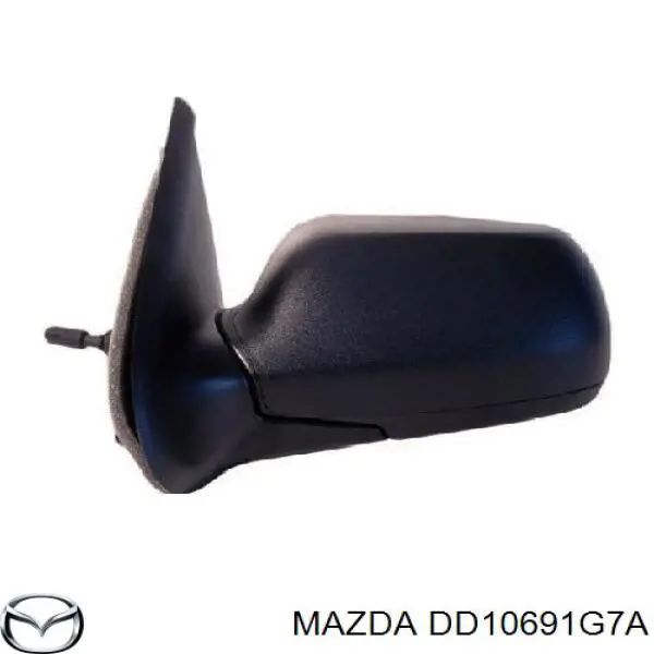 DD10691G7A Mazda зеркальный элемент зеркала заднего вида левого