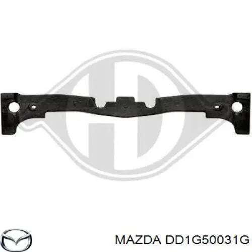 DD1G50031G Mazda Бампер передний в сборе