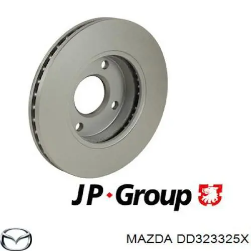 Тормоз дисковый передний Mazda DD323325X цена, от 26.20 USD