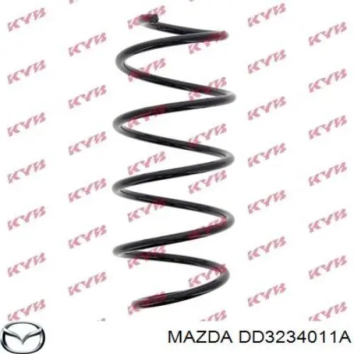 Пружина амортизатора передняя Mazda DD3234011A цена, от 19.48 USD