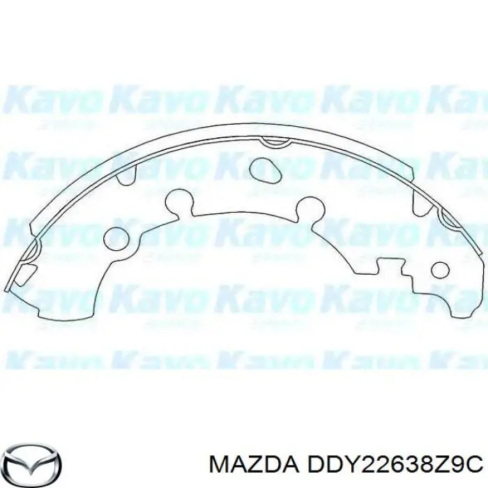 DDY22638Z9C Mazda Барабанные тормозные колодки
