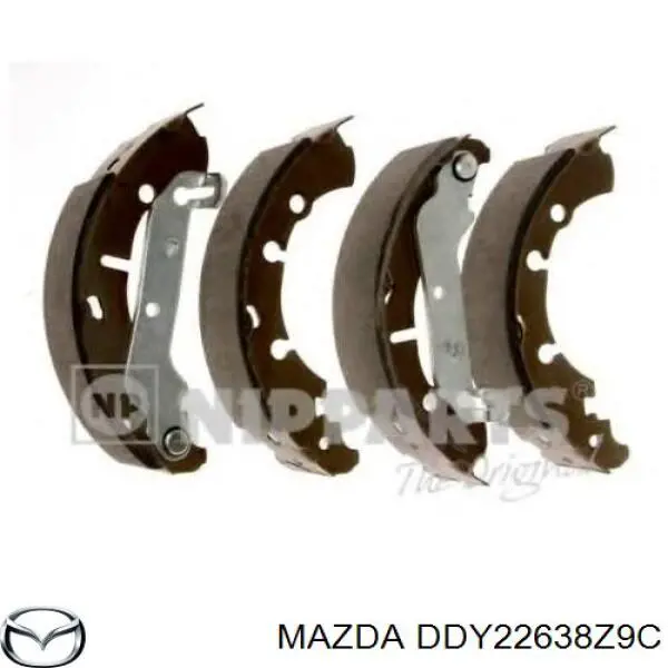 Задние барабанные колодки DDY22638Z9C Mazda