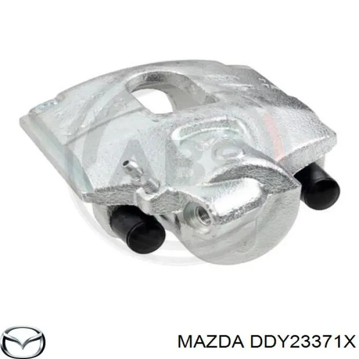 DDY23371X Mazda суппорт тормозной передний левый