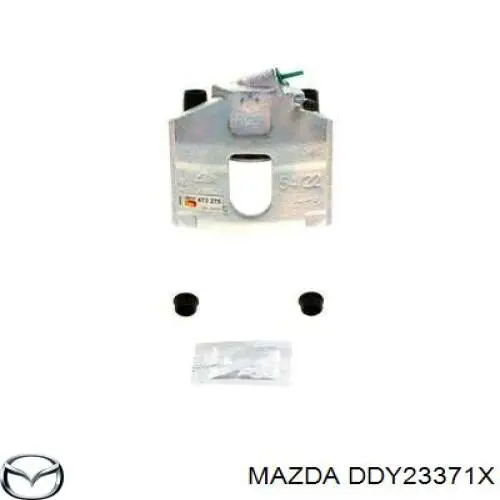 Купить DDY23371X Mazda Суппорт тормозной передний левый