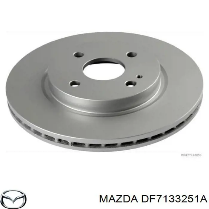 Диск тормозной передний Mazda DF7133251A