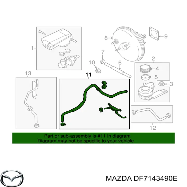 DF7143490E Mazda 