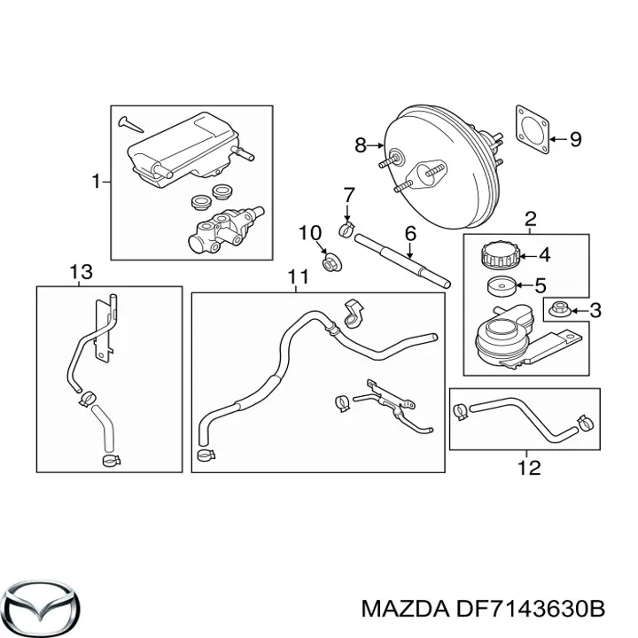  Mazda DF7143630B цена, от 38.75 USD
