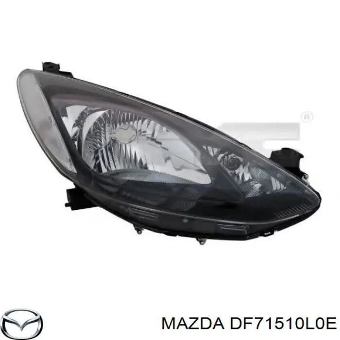 Фара левая DF71510L0E Mazda