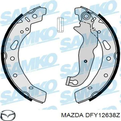 Барабанные колодки Mazda DFY12638Z