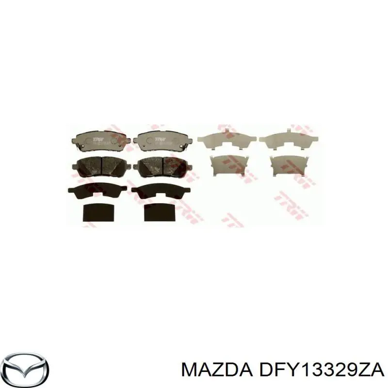 Купить DFY13329ZA Mazda Колодки тормозные