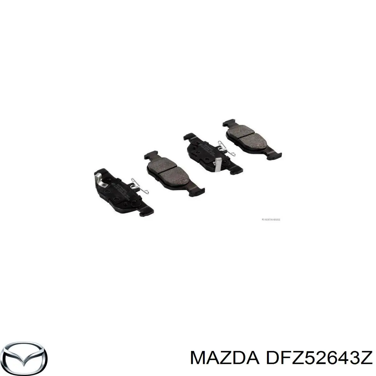 DFZ52643Z Mazda Колодки тормозные дисковые комплект