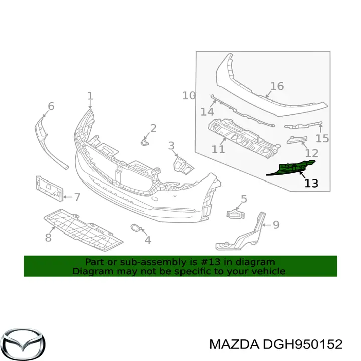 DGH950152 Mazda 