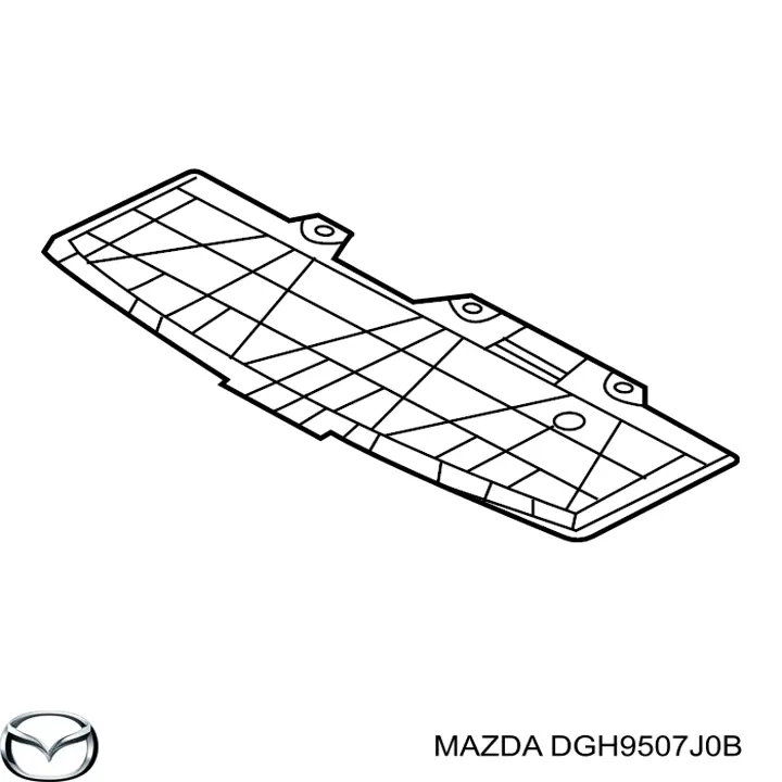 Молдинг бампера переднего правый на Mazda CX-30 DM