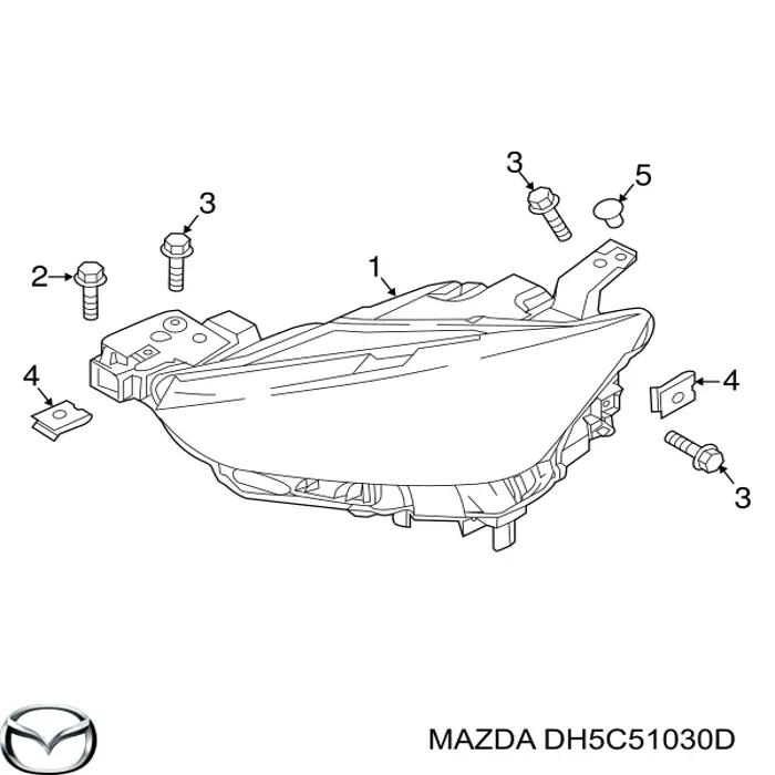 DH5C51030D Mazda 