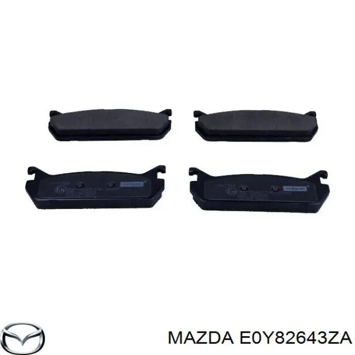 E0Y82643ZA Mazda задние тормозные колодки