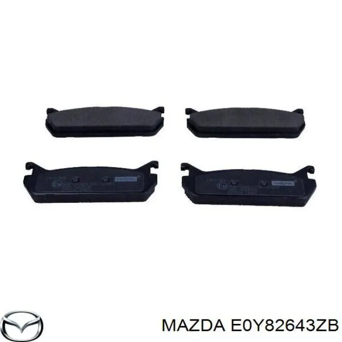 Pastillas de freno traseras E0Y82643ZB Mazda