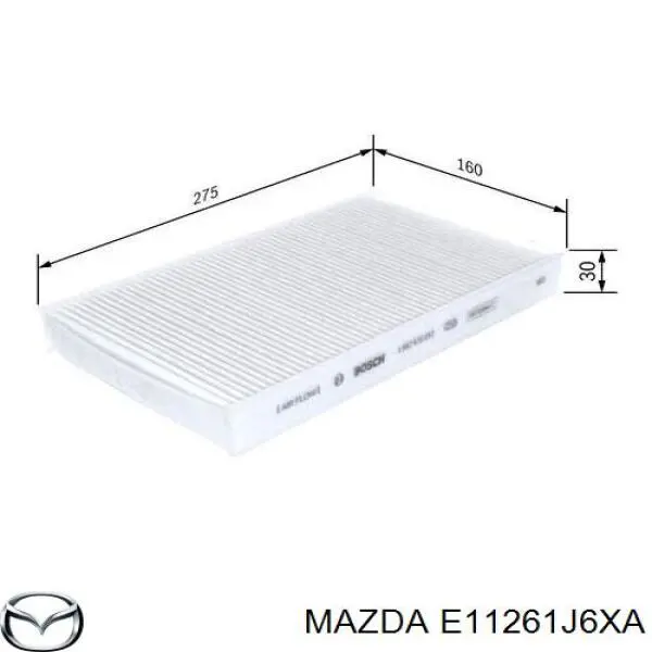 Купить E11261J6XA Mazda Фильтр салона угольный