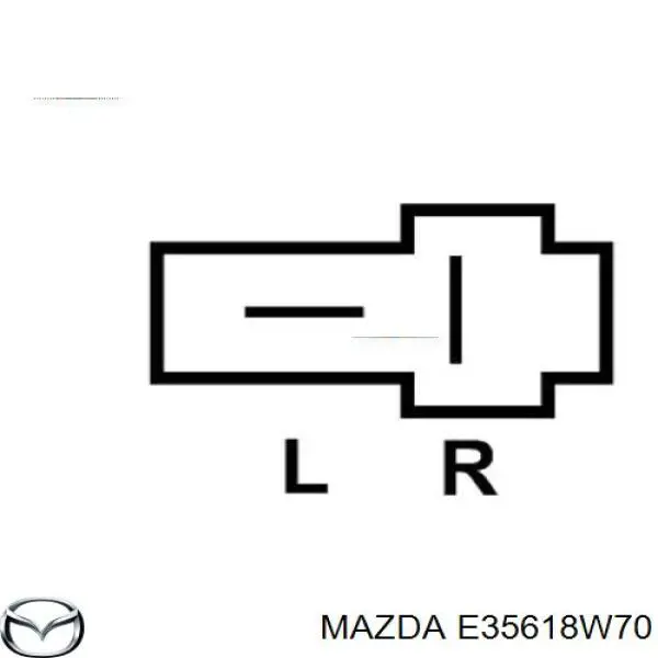 Реле генератора E35318W70 Mazda