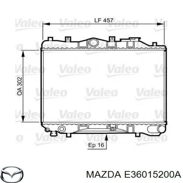 E36015200A Mazda Радиатор основной