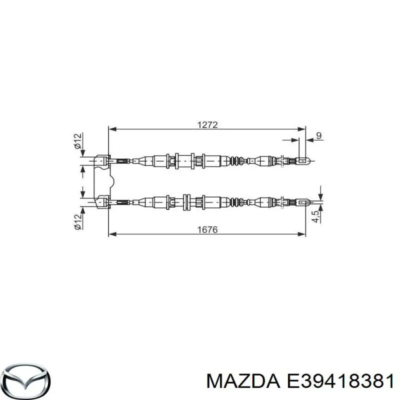Клиновый ремень Mazda E39418381 цена, от 3.70 USD