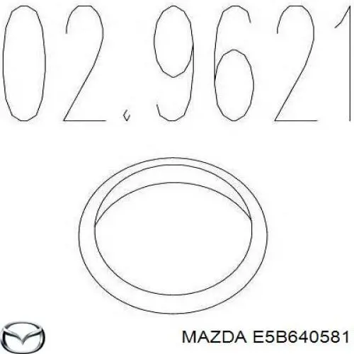 Прокладки выхлопной системы Mazda E5B640581 цена, от 7.53 USD