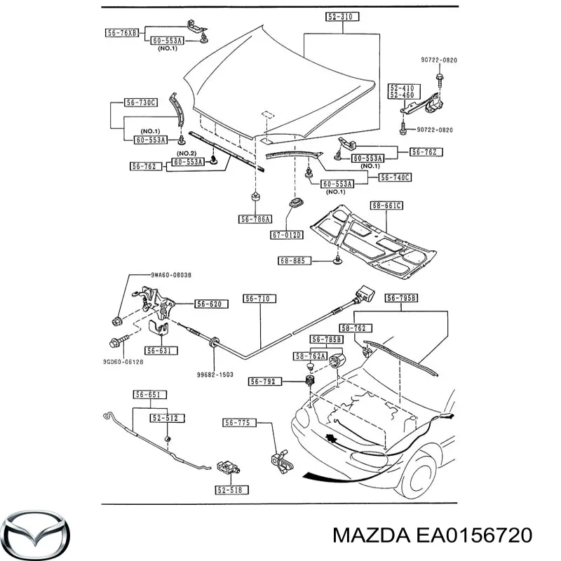 EA0156720 Mazda 