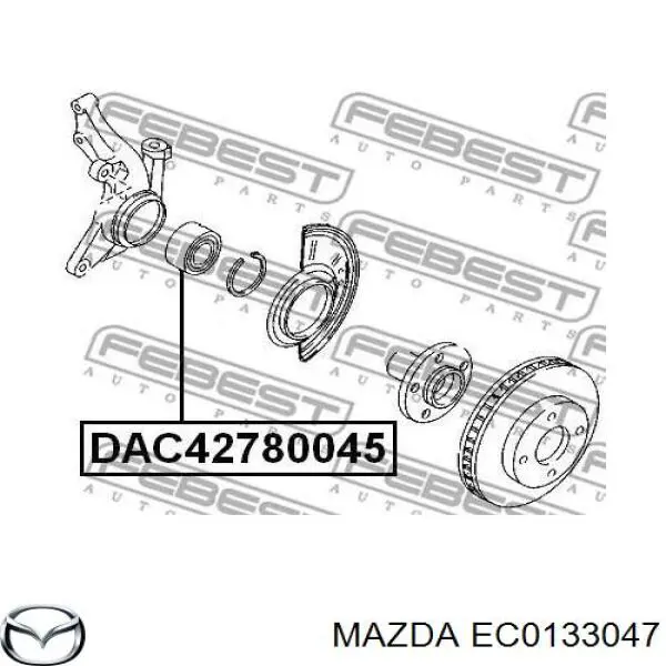 Ступичный подшипник передний Mazda EC0133047