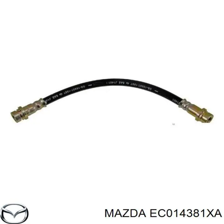 Купить EC014381XA Mazda Шланг тормозной задний правый