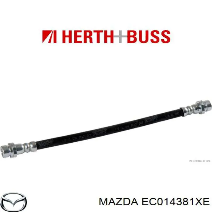 Задний правый тормозной шланг Mazda ZZC04381X
