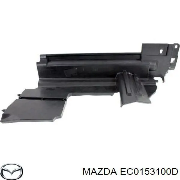 Суппорт радиатора верхний (монтажная панель крепления фар) Mazda EC0153100D