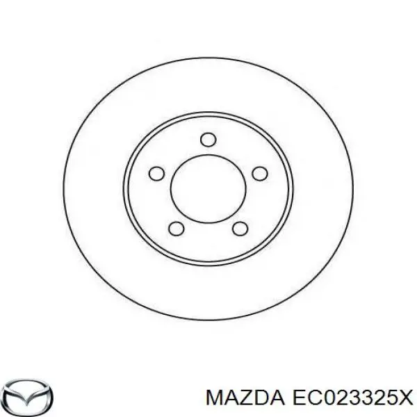 Тормоз дисковый передний Mazda EC023325X цена, от 39.65 USD
