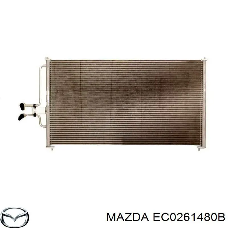 EC0261480C Mazda радиатор кондиционера