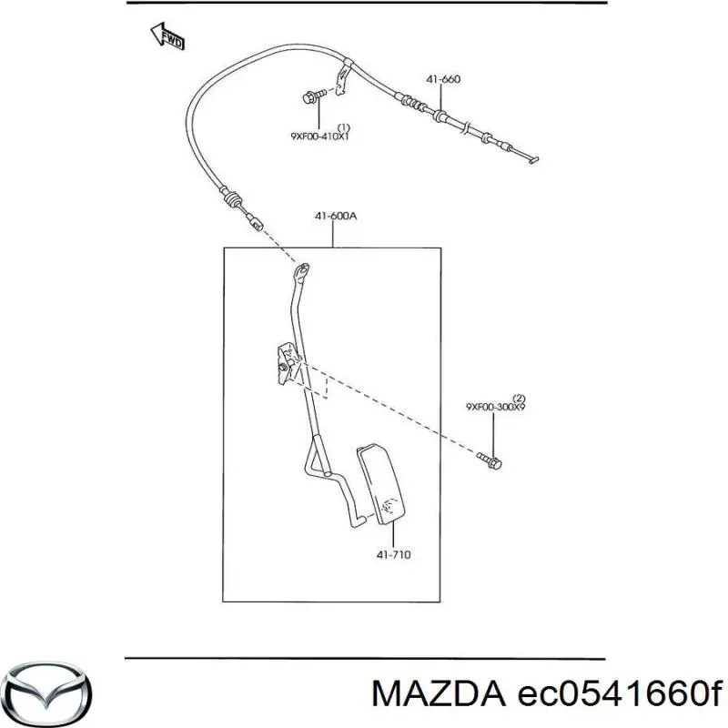 Купить EC0541660F Mazda 