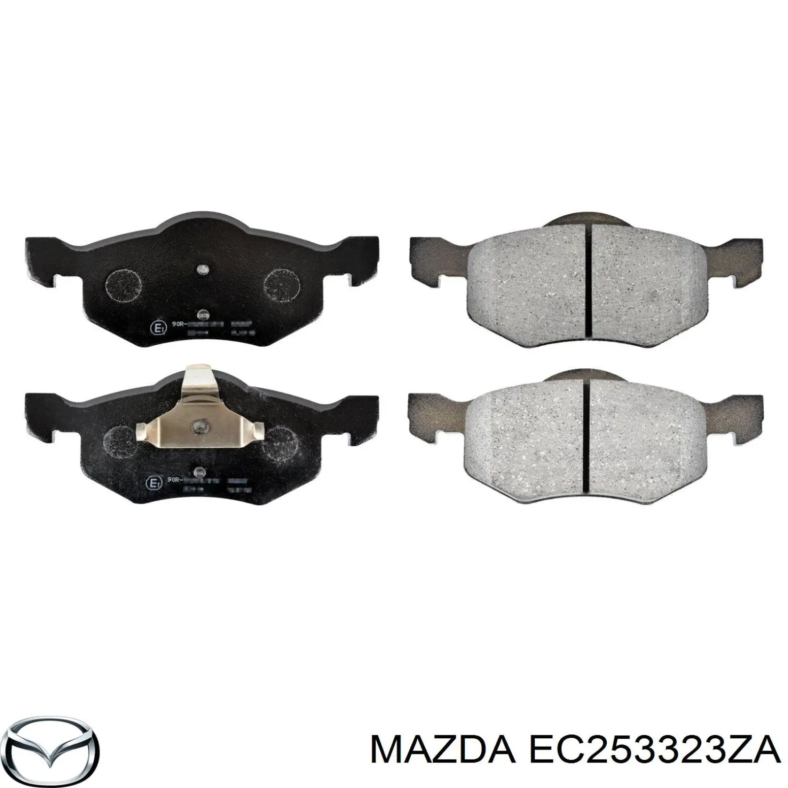 Передние тормозные колодки EC253323ZA Mazda